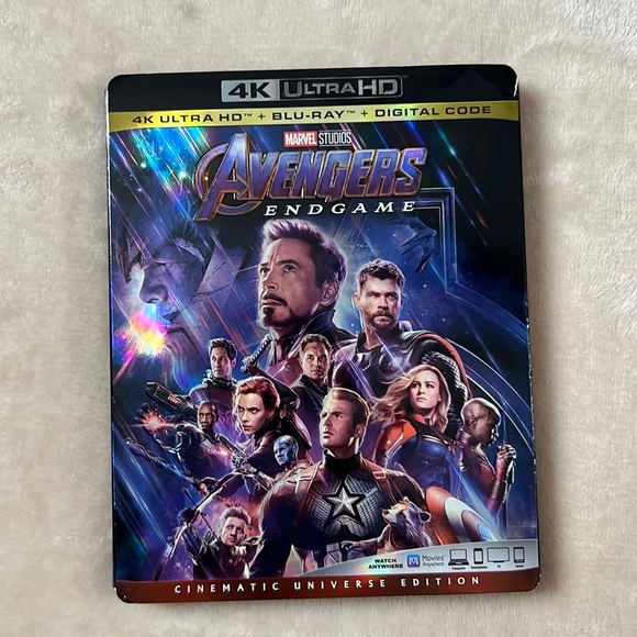 Marvel studios Avengers End Game 4K Blu-ray cinematic universe edition DVD - Picture 1 of 9